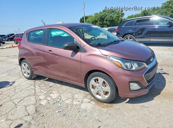 KL8CB6SA5KC731663 2019 CHEVROLET SPARK Maroon Front right