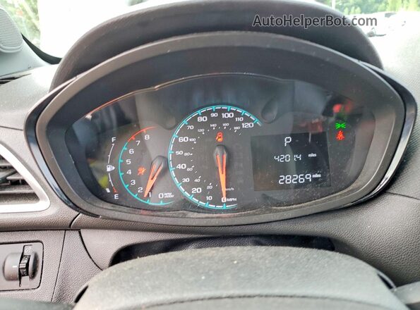 KL8CB6SA5NC026608 2022 CHEVROLET SPARK Gray Vista del cuadro de instrumentos