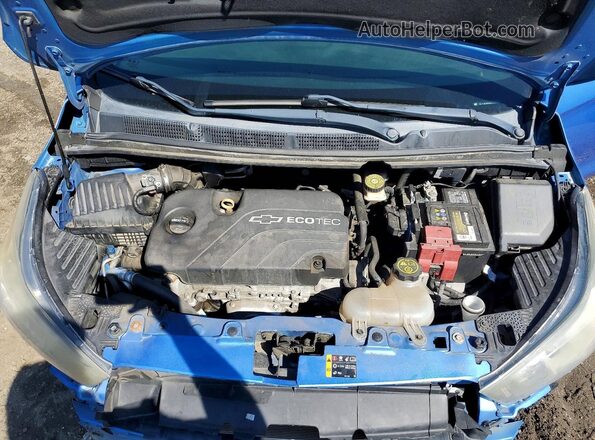 KL8CB6SA6GC590044 2016 CHEVROLET SPARK Blue Rear interior view