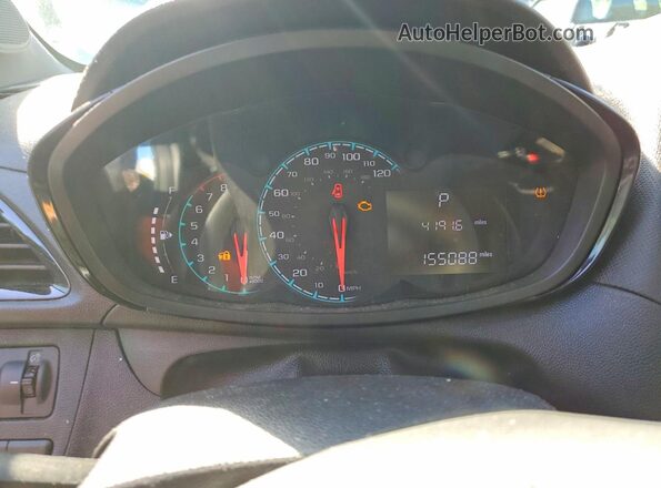 KL8CB6SA6GC590044 2016 CHEVROLET SPARK Blue Instrument cluster view