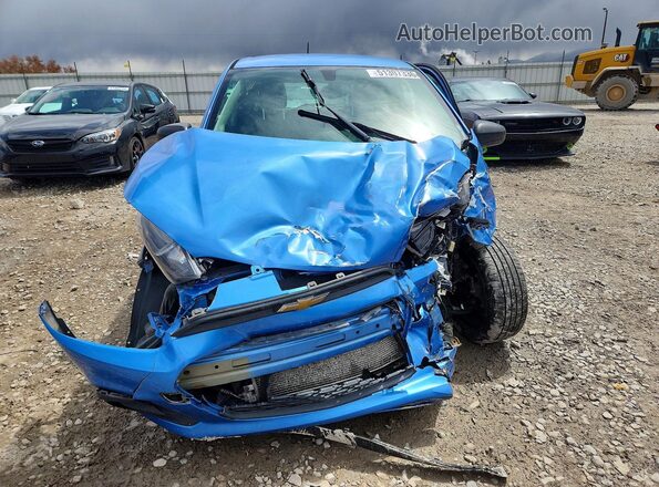 KL8CB6SA6JC473877 2018 CHEVROLET SPARK Синий Вид спереди
