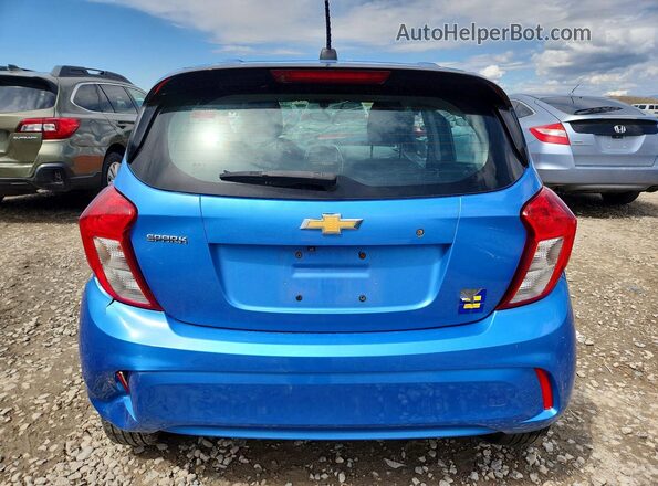 KL8CB6SA6JC473877 2018 CHEVROLET SPARK Синий Вид сзади