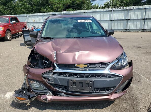 KL8CB6SA6KC707596 2019 CHEVROLET SPARK Purple წინა ხედი