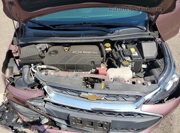 KL8CB6SA6KC707596 2019 CHEVROLET SPARK Purple უკანა სალონის ხედი