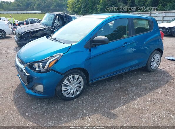 KL8CB6SA6LC421491 2020 CHEVROLET SPARK Синий Передняя левая четверть