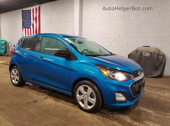 KL8CB6SA6LC429641 2020 CHEVROLET SPARK Синий Передняя правая четверть
