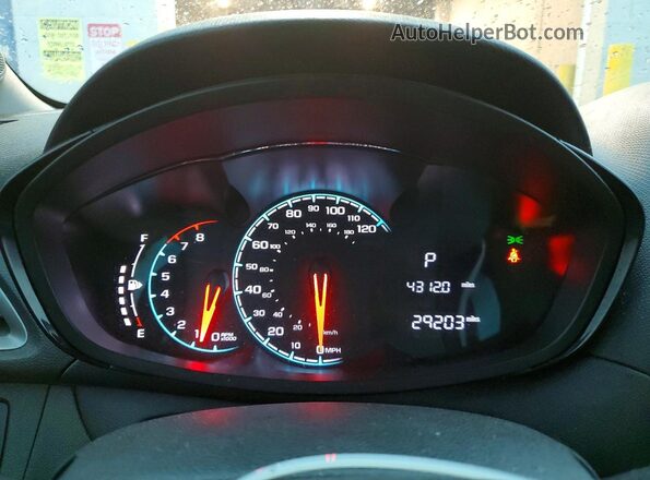 KL8CB6SA6LC429641 2020 CHEVROLET SPARK Синий Вид щитка приборов