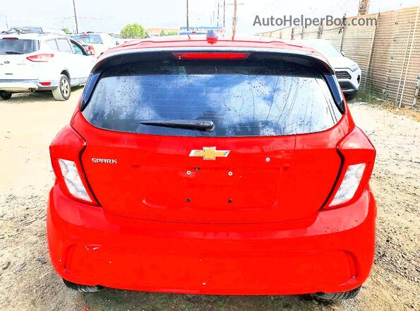 KL8CB6SA6LC454877 2020 CHEVROLET SPARK Красный Вид сзади