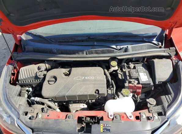 KL8CB6SA6LC454877 2020 CHEVROLET SPARK Красный Вид подкапотного пространства