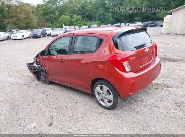 KL8CB6SA6MC714132 2021 CHEVROLET SPARK Бордовый Задняя левая четверть