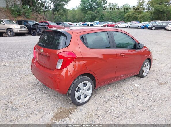 KL8CB6SA6MC714132 2021 CHEVROLET SPARK Бордовый Задняя правая четверть