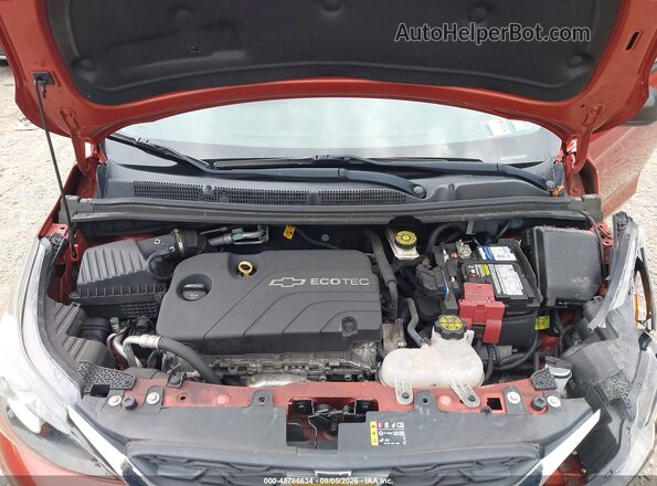 KL8CB6SA6MC714132 2021 CHEVROLET SPARK Бордовый Вид сзади