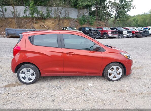 KL8CB6SA6MC714132 2021 CHEVROLET SPARK Бордовый Вид задней части салона
