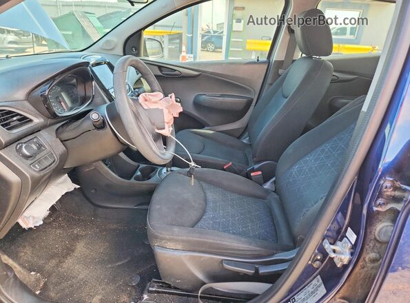 KL8CB6SA6NC004259 2022 CHEVROLET SPARK Blue Вид салону спереду