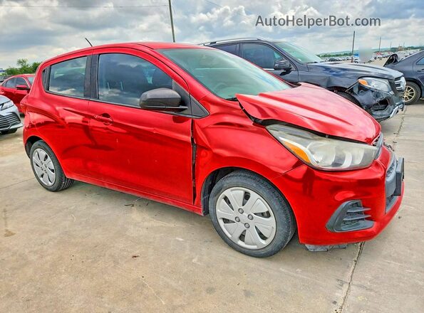 KL8CB6SA7HC828131 2017 CHEVROLET SPARK Red Przód prawy
