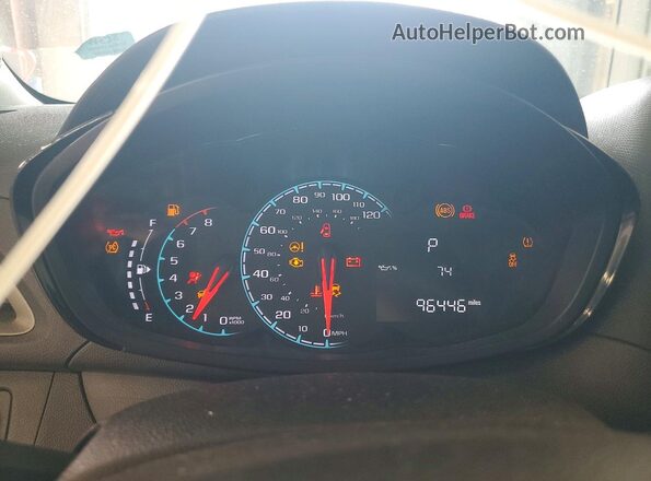 KL8CB6SA7KC719675 2019 CHEVROLET SPARK Silver Вид щитка приладів