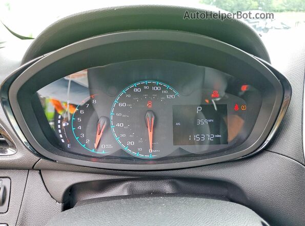 KL8CB6SA8GC602369 2016 CHEVROLET SPARK Green ხელსაწყოთა პანელის ხედი