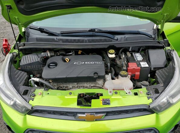 KL8CB6SA8GC602369 2016 CHEVROLET SPARK Green უკანა სალონის ხედი