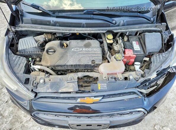 KL8CB6SA8HC764410 2017 CHEVROLET SPARK Черный Вид задней части салона