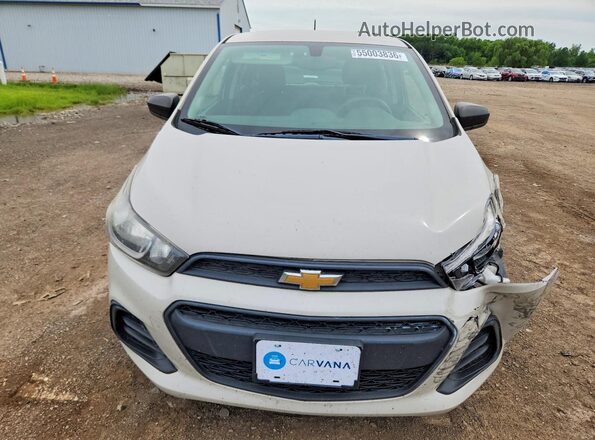 KL8CB6SA8JC426074 2018 CHEVROLET SPARK Beige Вид спереду