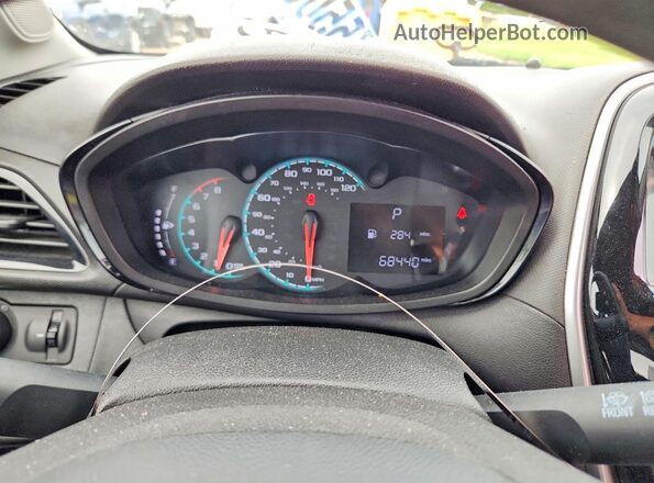 KL8CB6SA8JC426074 2018 CHEVROLET SPARK Beige Вид щитка приладів