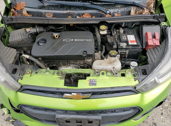 KL8CB6SA9GC557703 2016 CHEVROLET SPARK Зеленый Вид задней части салона