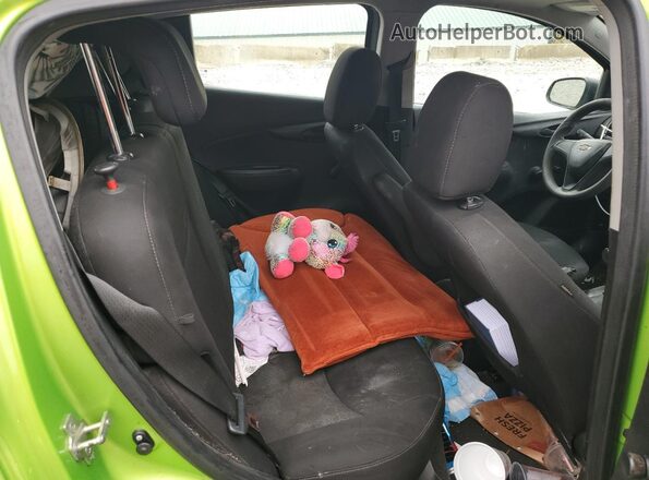 KL8CB6SA9GC557703 2016 CHEVROLET SPARK Зеленый Вид задних сидений