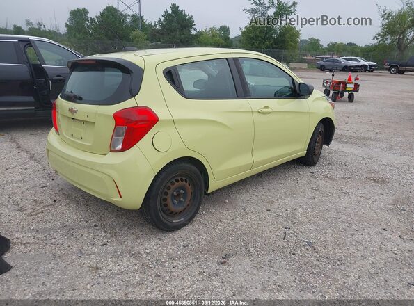 KL8CB6SA9HC817874 2017 CHEVROLET SPARK Yellow Հետևի աջ