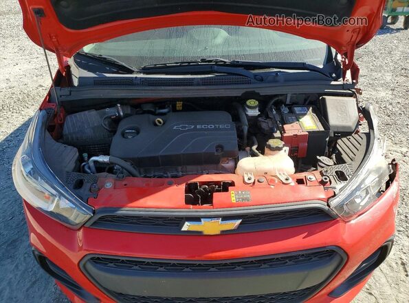 KL8CB6SA9HC839132 2017 CHEVROLET SPARK Red Vista interior trasera