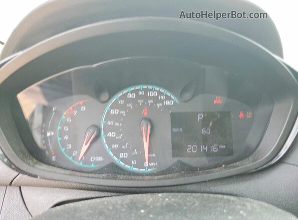 KL8CB6SA9JC443711 2018 CHEVROLET SPARK White Вид щитка приладів
