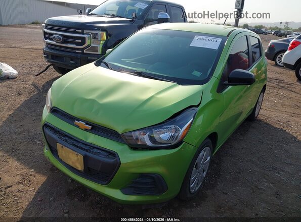 KL8CB6SAXGC542398 2016 CHEVROLET SPARK Green Передня ліва чверть