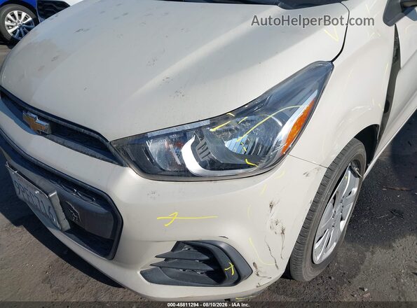 KL8CB6SAXGC634949 2016 CHEVROLET SPARK White Widok zestawu wskaźników