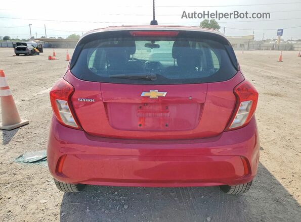 KL8CB6SAXKC822010 2019 CHEVROLET SPARK Red Вид ззаду