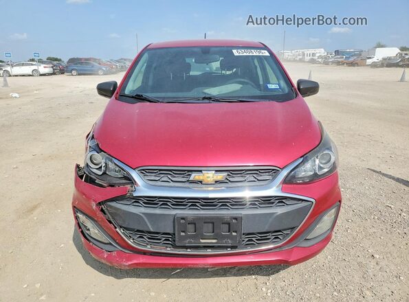 KL8CB6SAXKC822010 2019 CHEVROLET SPARK Red Вид спереду