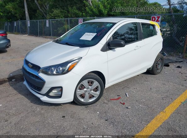 KL8CB6SAXMC731256 2021 CHEVROLET SPARK White წინა მარცხენა ხედი სამი მეოთხედიდან