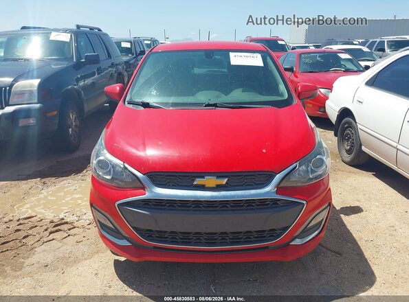 KL8CD6SA0KC814542 2019 CHEVROLET SPARK Red Սարքավորումների վահանակի տեսք