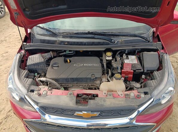 KL8CD6SA0LC459972 2020 CHEVROLET SPARK Red Vista interior trasera