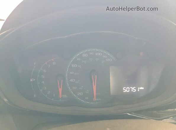 KL8CD6SA0LC462208 2020 CHEVROLET SPARK Red Вид щитка приладів