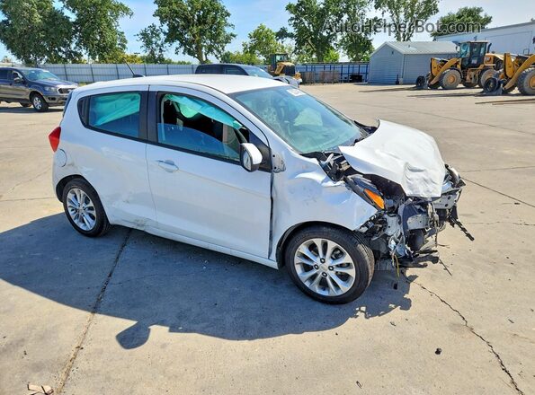 KL8CD6SA0MC222853 2021 CHEVROLET SPARK White წინა მარჯვენა