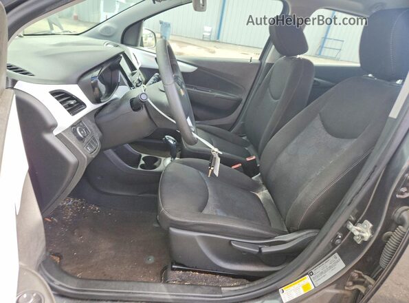 KL8CD6SA1HC756059 2017 CHEVROLET SPARK Gray Widok wnętrza z przodu