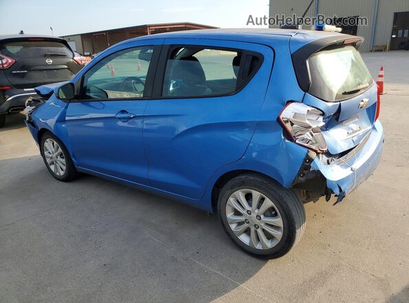 KL8CD6SA1JC423558 2018 CHEVROLET SPARK Blue Tył lewy