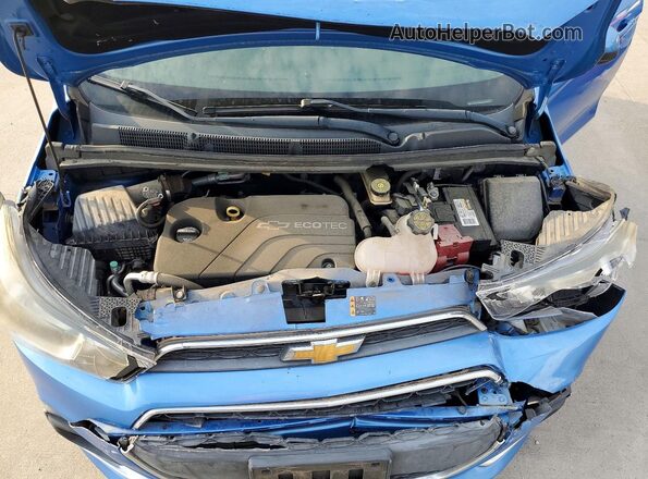 KL8CD6SA1JC423558 2018 CHEVROLET SPARK Blue Widok wnętrza z tyłu