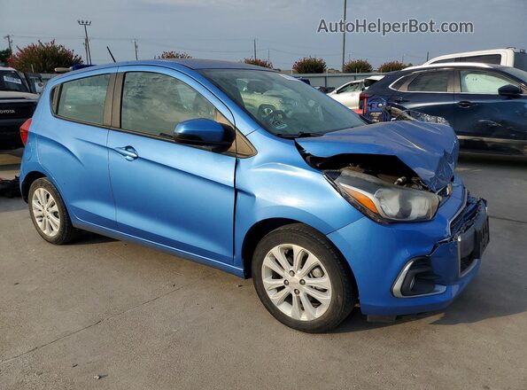 KL8CD6SA1JC423558 2018 CHEVROLET SPARK Blue Przód prawy
