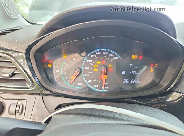 KL8CD6SA1JC448573 2018 CHEVROLET SPARK Черный Вид щитка приборов