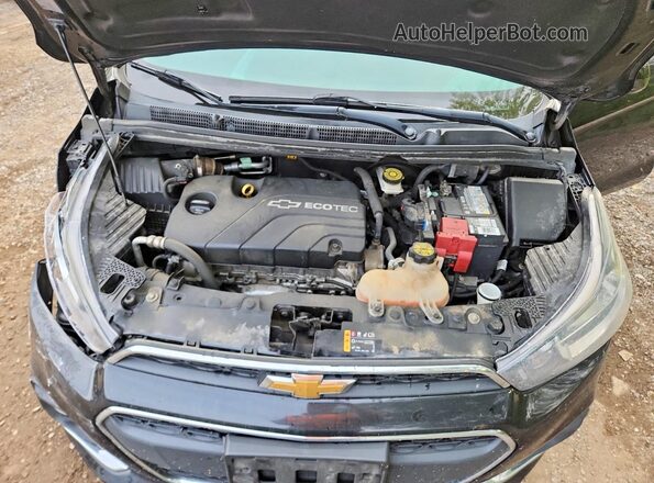 KL8CD6SA1JC448573 2018 CHEVROLET SPARK Черный Вид задней части салона