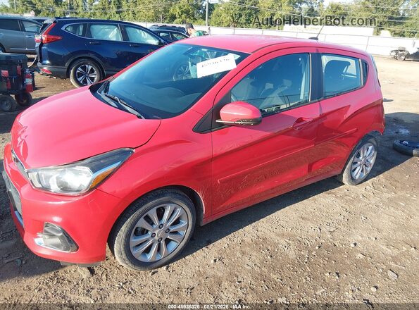 KL8CD6SA1JC472520 2018 CHEVROLET SPARK Red წინა მარცხენა ხედი სამი მეოთხედიდან