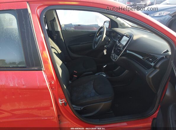 KL8CD6SA1JC472520 2018 CHEVROLET SPARK Red წინა სალონის ხედი