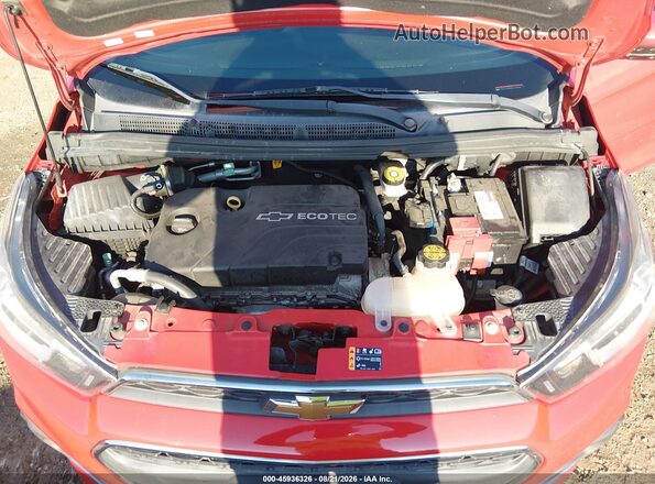KL8CD6SA1JC472520 2018 CHEVROLET SPARK Red უკანა ხედი