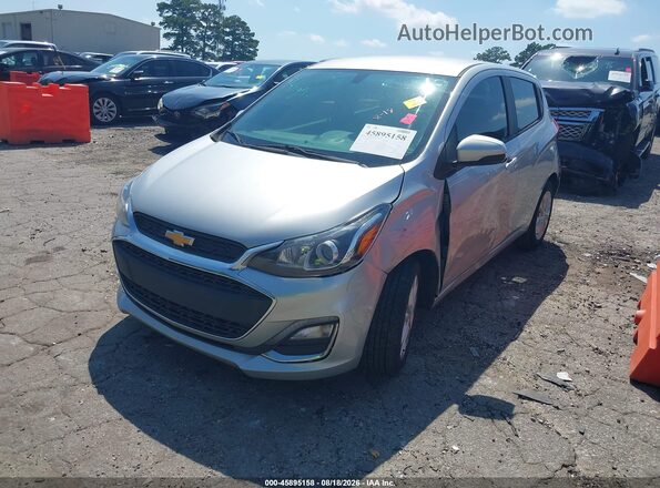 KL8CD6SA1KC806918 2019 CHEVROLET SPARK Silver Առջևի ձախ երեք քառորդ տեսարան