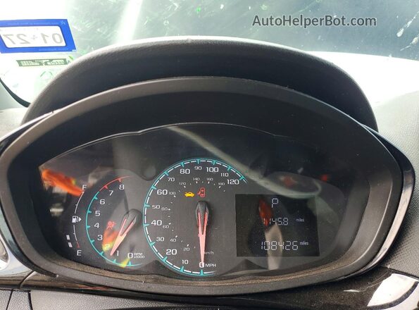 KL8CD6SA1LC418220 2020 CHEVROLET SPARK Black Instrument cluster view